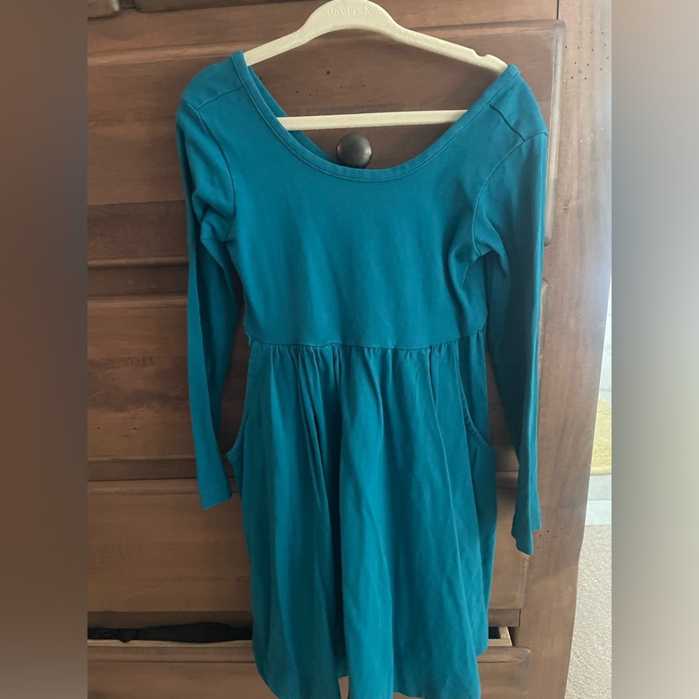 Hanna Andersson Teal Kids Casual Dress